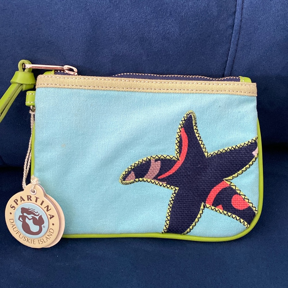 Spartina 449 Starfish Wristlet Clutch Bag